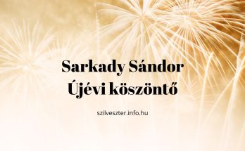Sarkady Sándor Újévi köszöntő